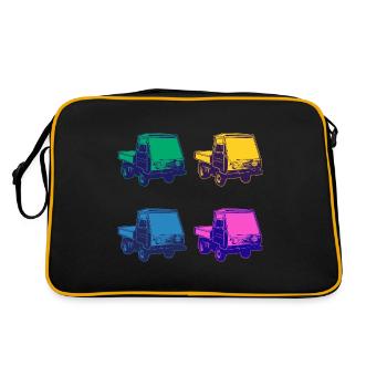 Multicar M25 Multicar Nouveaux camions Multricar - Sac Retro - noir/or - Dos