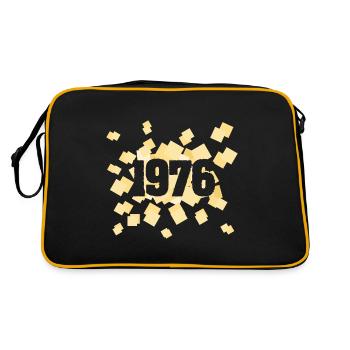 Né en 1976 - Sac Retro - noir/or - Dos