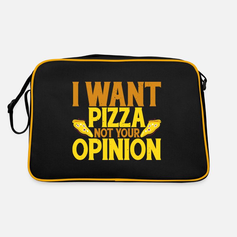 Je veux une pizza pas votre avis 2 Sac Retro