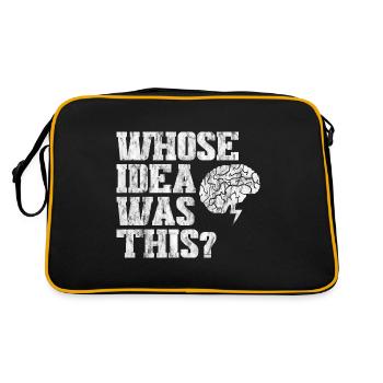 Qui a eu cette idée 3 - Sac Retro - noir/or - Dos