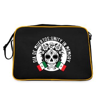 Dia De Muertos L’unité dans la mémoire - Sac Retro - noir/or - Dos