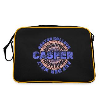Casper - Retro Bag - black/gold - Back