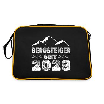 né en 2028 - Sac Retro - noir/or - Dos
