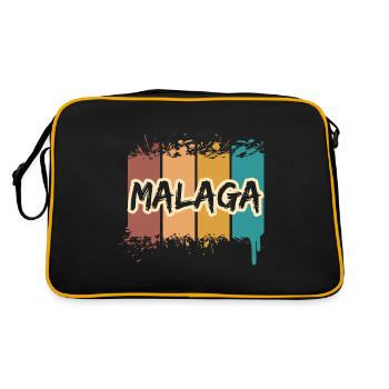 Malaga - Sac Retro - noir/or - Dos