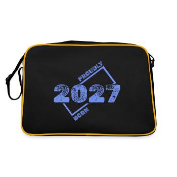2027 - Sac Retro - noir/or - Dos