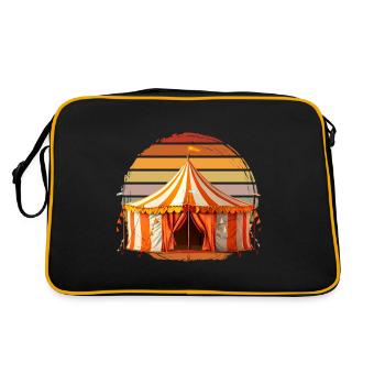 Zircus - Retro Tasche - Schwarz/Gold - Hinten
