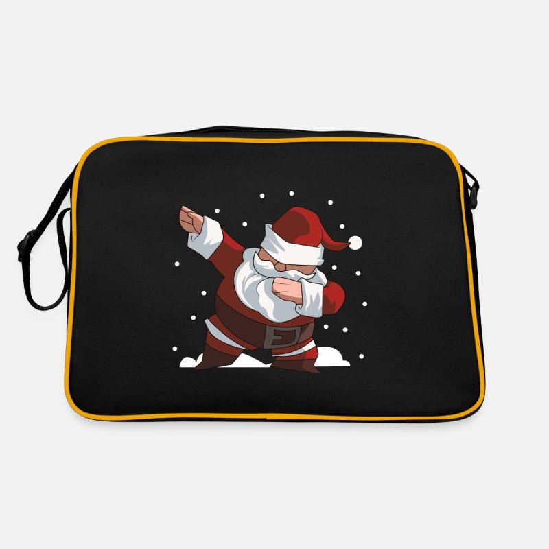 Dabbing Weihnachtsmann dab Retro Tasche