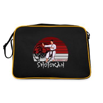 Shotokan Sunrise - Sac Retro - noir/or - Dos