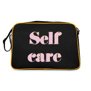 Self-care - Retro Bag - black/gold - Back