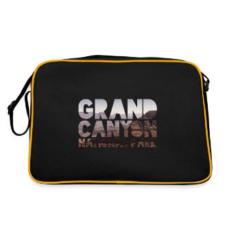 Parc national du Grand Canyon - Sac Retro - noir/or - Dos