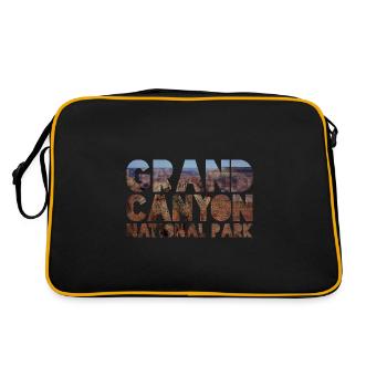 Parc national du Grand Canyon - Sac Retro - noir/or - Dos