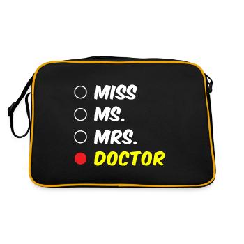 Doctorat Funny Graduation Apparel - Sac Retro - noir/or - Dos