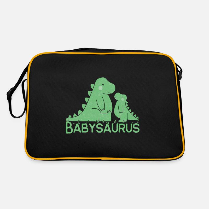 Babysaurus - Dino Dinosaur Gift for Babies Retro Bag