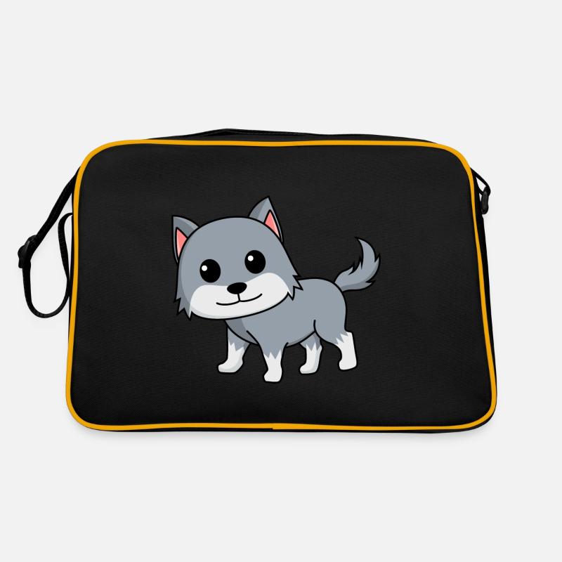 Wolf Comic Animal Retro Bag