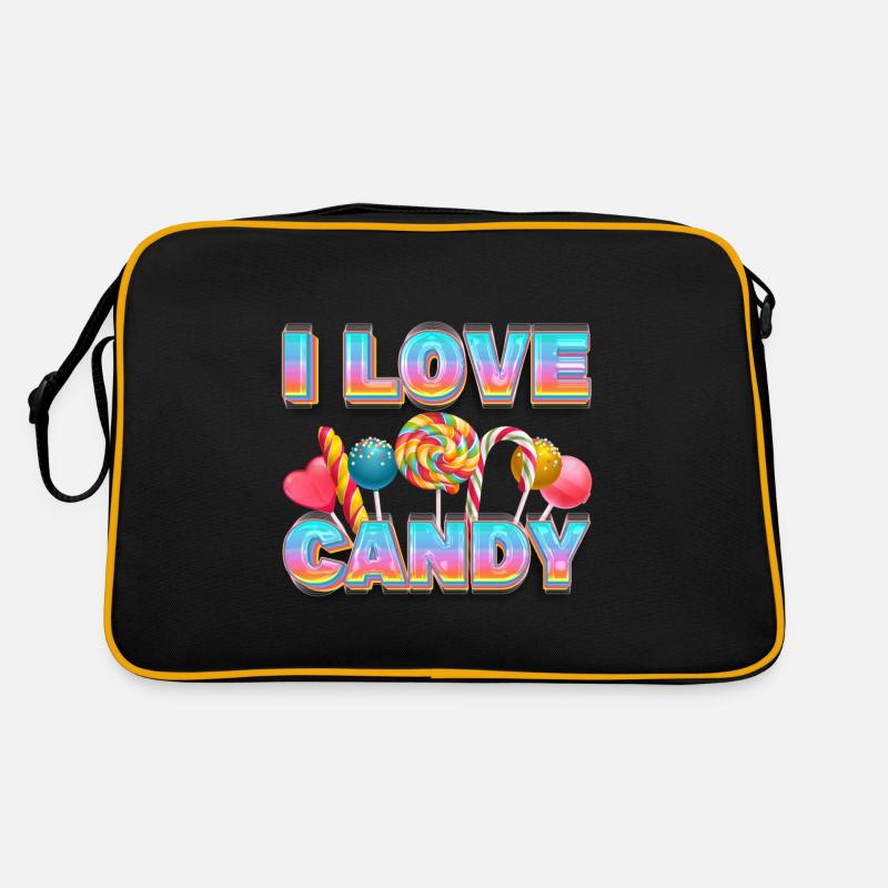 J’aime Candy Sweets Candy Lollipop Sac Retro