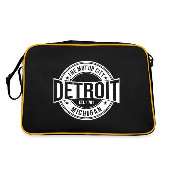 Detroit - Sac Retro - noir/or - Dos