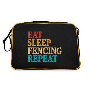 Escrime - Sac Retro - noir/or - Dos