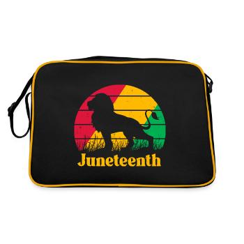 Juneteenth - Sac Retro - noir/or - Dos