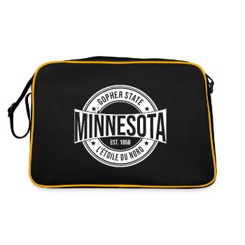 Minnesota - Sac Retro - noir/or - Dos