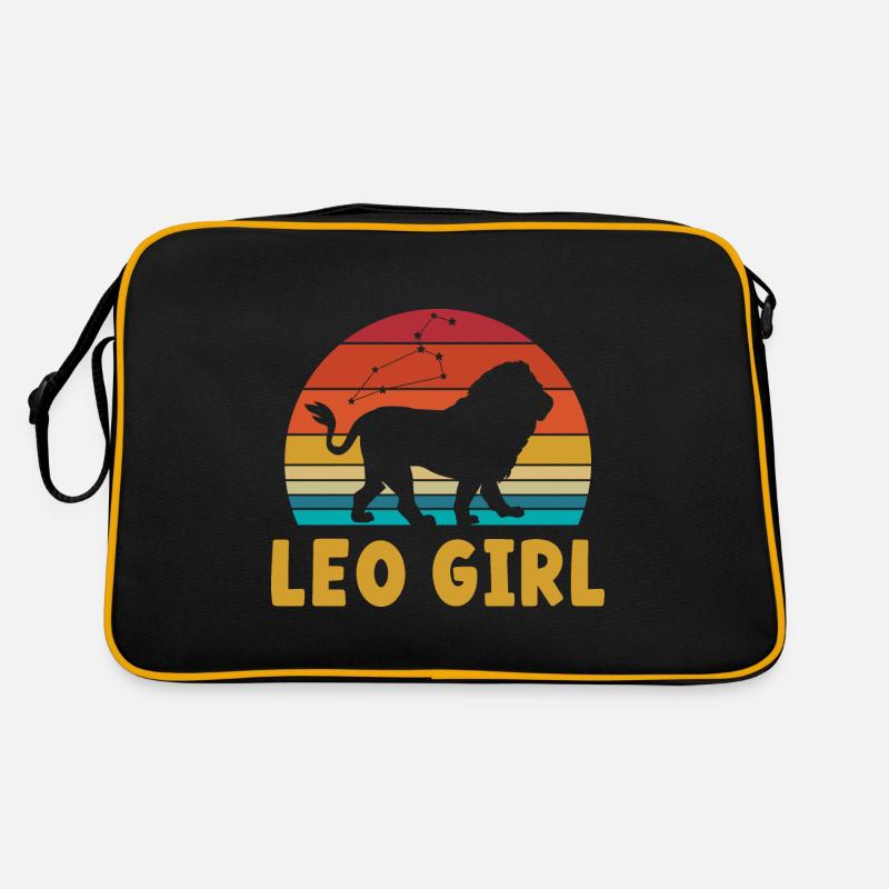 Sternzeichen Löwe Retro Tasche