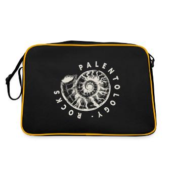 Palentology Rocks Funny Paleontologist - Retro Bag - black/gold - Back