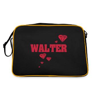 Gift idea Walter - Retro Bag - black/gold - Back