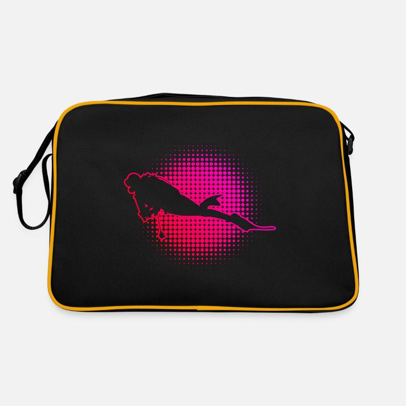Dames Plongée Plongeuse Plongée sous-marine Sac Retro
