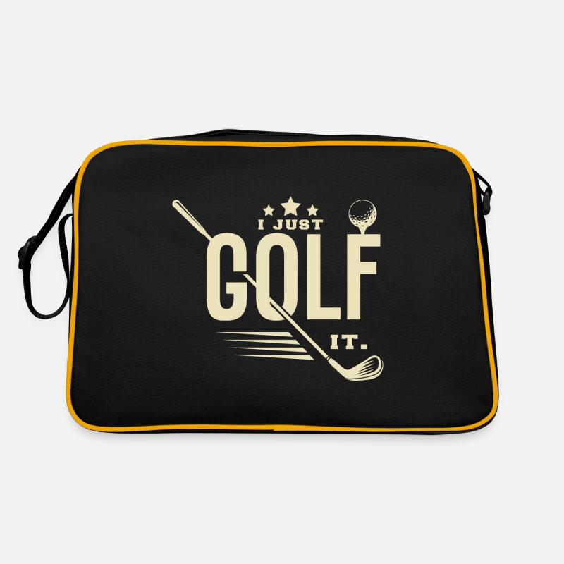 Golf Geschenk Witz Golfspieler Golfer Retro Tasche