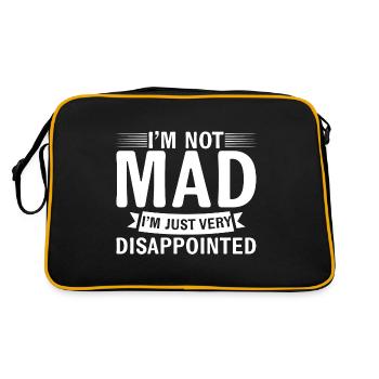 Je ne suis pas en colère, je suis juste très déçu 4 - Sac Retro - noir/or - Dos