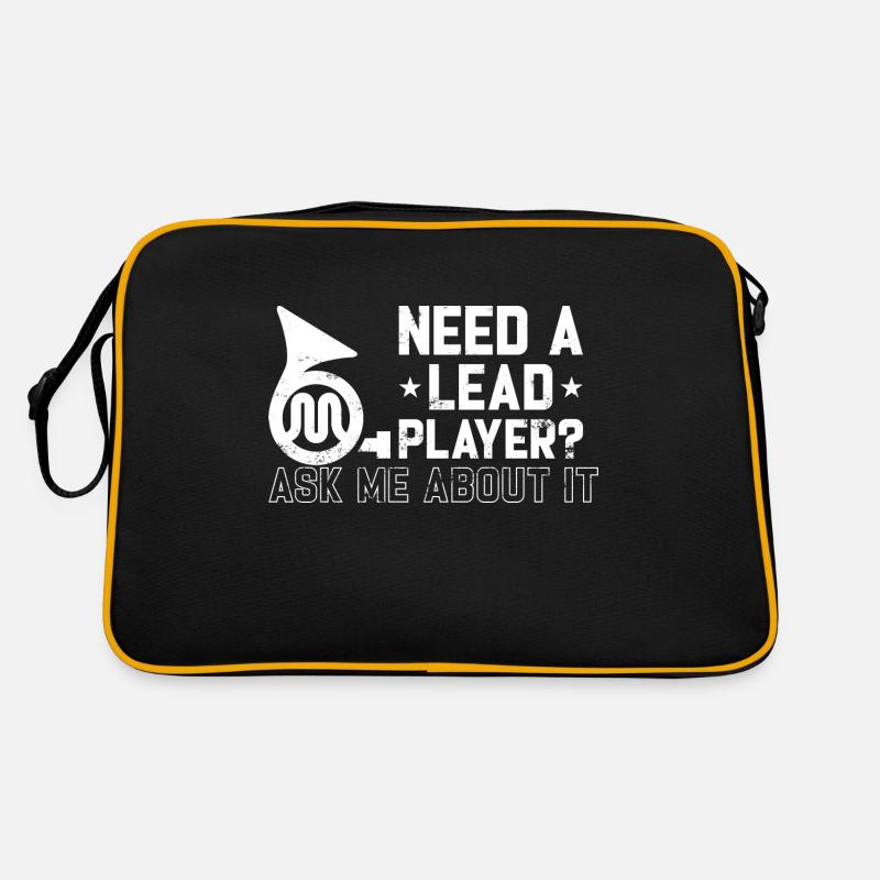 Mellophone Player Marching Band Lead Player Retro Bag