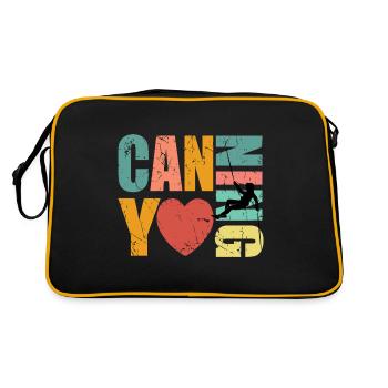 Canyoning Lover Canyoneer - Retro Bag - black/gold - Back
