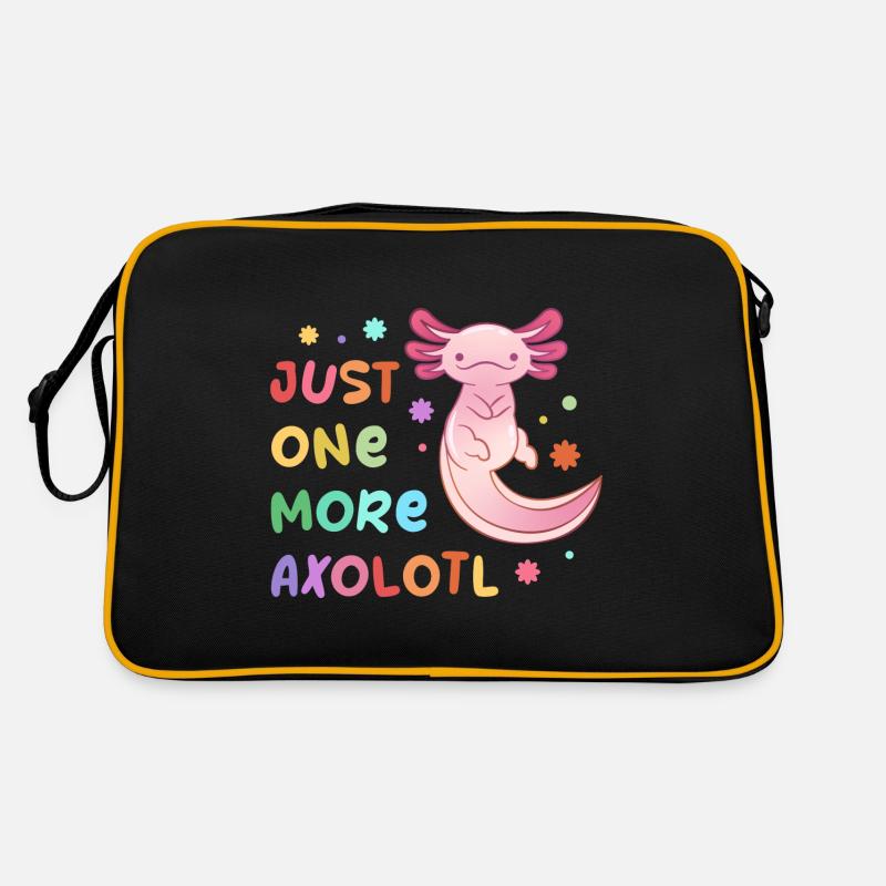 Another axolotl design for axolotl lovers Retro Bag