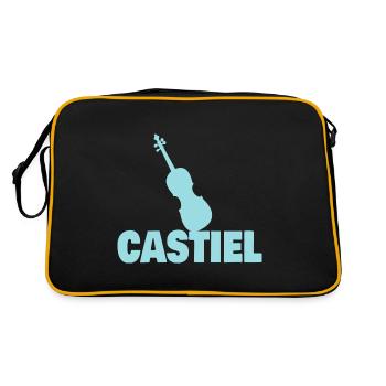 Viola Castiel - Retro Bag - black/gold - Back