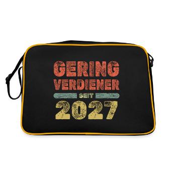 2027 - Retro Bag - black/gold - Back