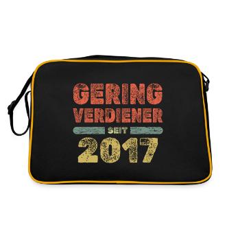 2017 - Retro Bag - black/gold - Back