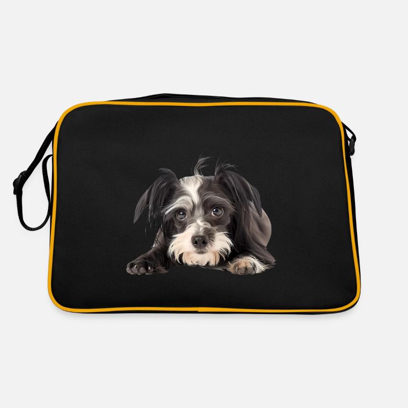 Chinese Crested Retro Tasche