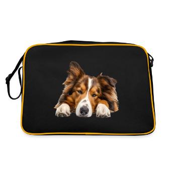 Collie - Retro Bag - black/gold - Back