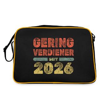 Low-income earners in 2026 - Retro Bag - black/gold - Back