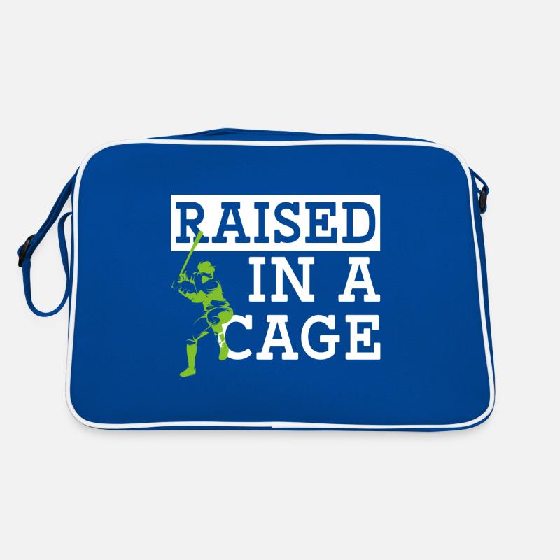 In einem Käfig aufgezogen Retro Tasche