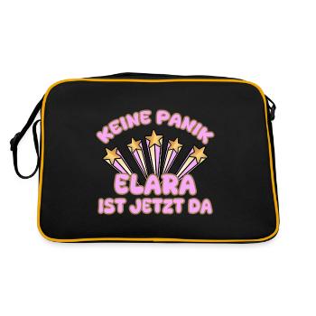 Nom de la femme - Sac Retro - noir/or - Dos