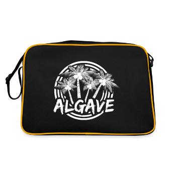 Algave as a holiday - Retro Bag - black/gold - Back