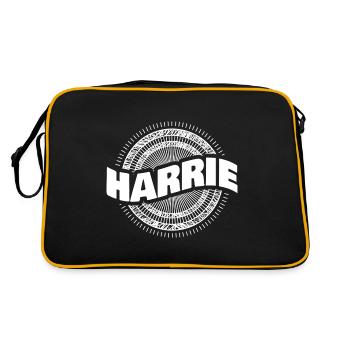 Gift idea Harrie - Retro Bag - black/gold - Back