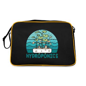 Hydroponics - Retro Bag - black/gold - Back