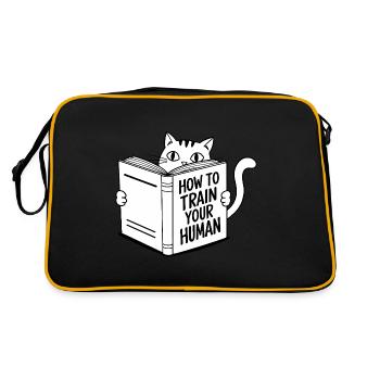 Drôle de chat - Sac Retro - noir/or - Dos