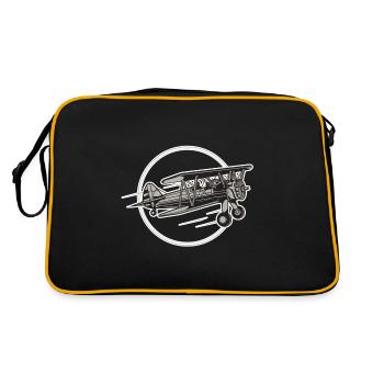 Airplane Airplane - Retro Bag - black/gold - Back