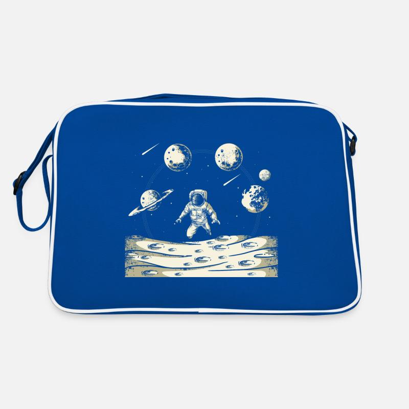 Graphique d’astronaute du système solaire Sac Retro