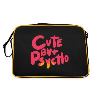 Mignon mais psycho - Sac Retro - noir/or - Dos