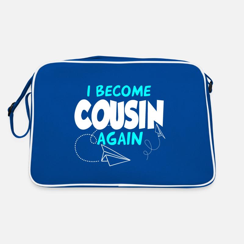 Ich werde wieder ein Cousin Retro Tasche