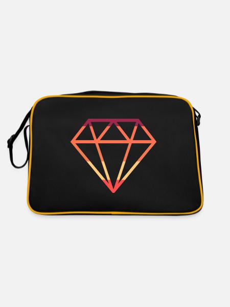 diamond - Retro Bag - black/gold