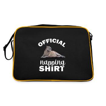Capybara - Sac Retro - noir/or - Dos